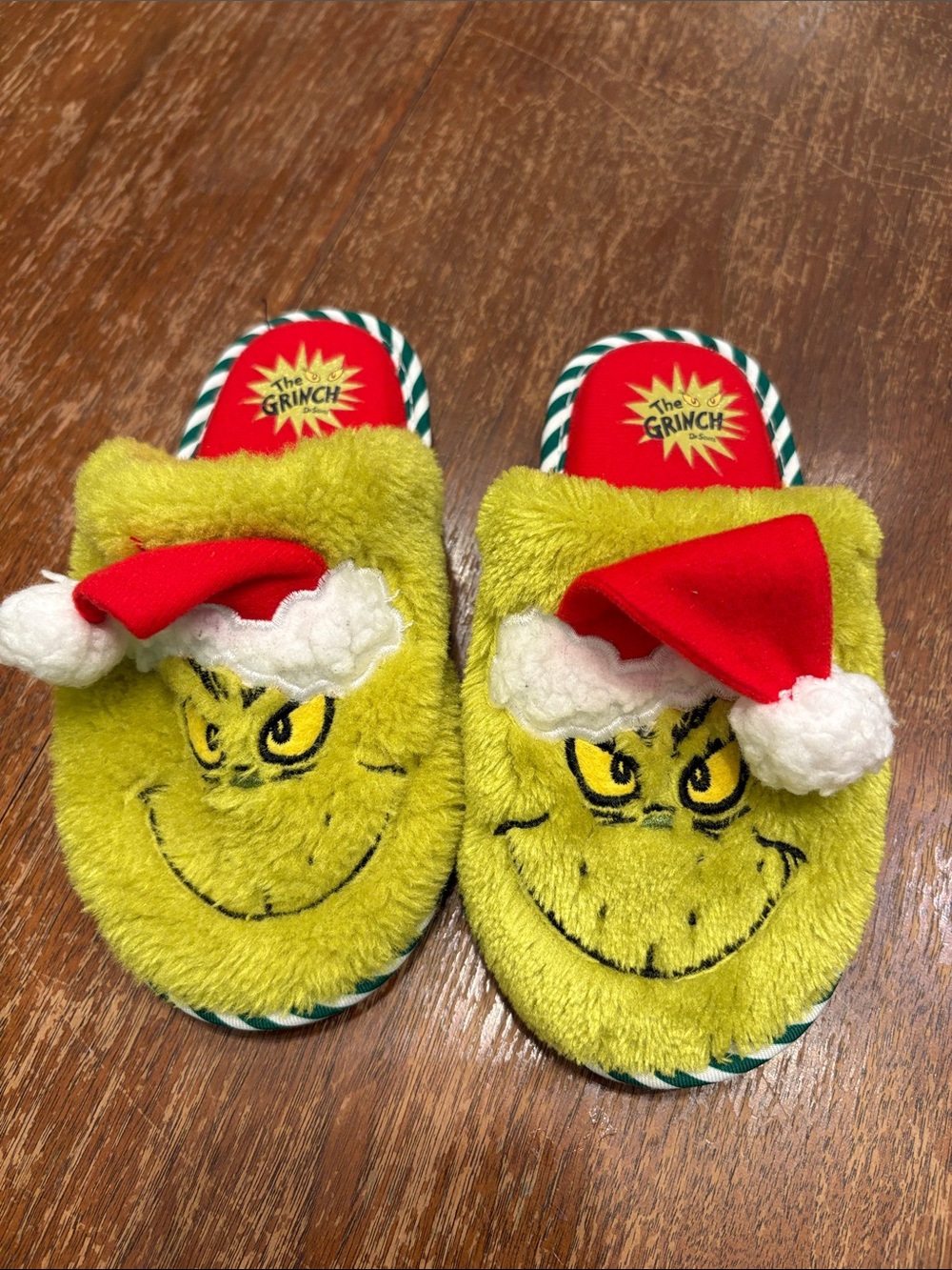 Kids Grinch Slippers!